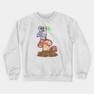 lord alien colombus discovered a new world Crewneck Sweatshirt